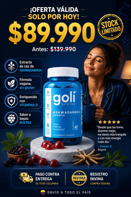 GOMAS GOLI NUTRITION CON ASHWAGANDHA